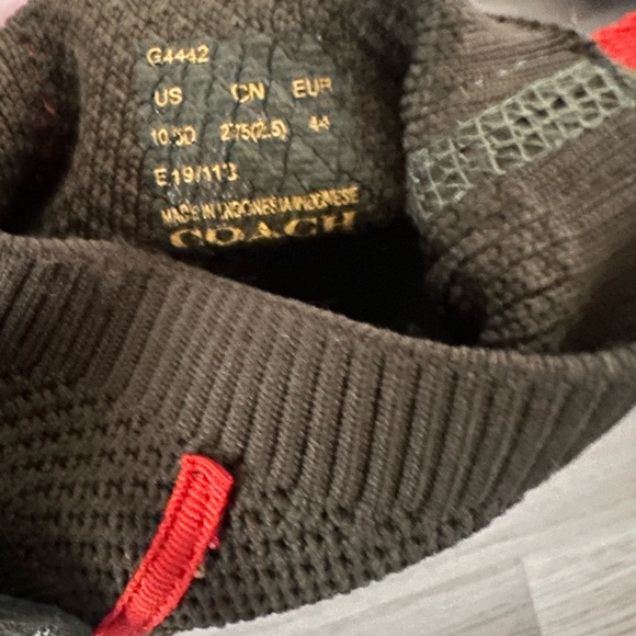 Coach Green and Red Sneakers - Picture 9 of 9